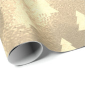 Elegant modern kerstboompatroon cadeaupapier (Rol Hoek)