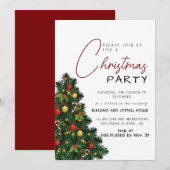Elegant Modern Kerstfeest Met Vreugde Kaart (Voorkant / Achterkant)