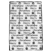 Elegant Modern Kerstmis La La La La La La La La La Medium Cadeauzakje (Achterkant)