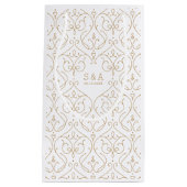 Elegant modern klassiek huwelijksmonogram klein cadeauzakje (Voorkant)