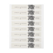 Elegant modern klassiek monogram voor het bruiloft (Vel)