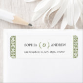 Elegant modern klassiek  retouradres etiket (Insitu)