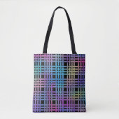 Elegant Modern Kleurrijk Mand Weave Patroon | Tote Bag (Voorkant)