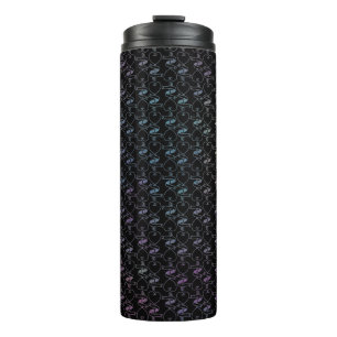 Elegant modern kleurrijk patroon  thermosbeker