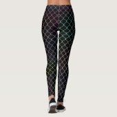 Elegant modern kleurrijk patroon van de hek | leggings (Achterkant)