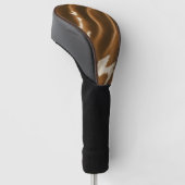 Elegant Modern Koe Faux Leather Collectie Golfheadcover (Schuin)