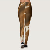 Elegant Modern Koe Faux Leather Collectie Leggings (Achterkant)