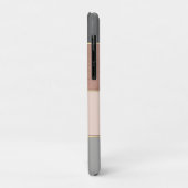 Elegant Modern Koel Gestreept -Persoonlijk Case-Mate iPhone Case (Achterkant/links)