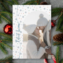 Elegant Modern Laat het sneeuwen foto