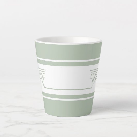 Elegant Modern Latte Mok (Voorkant)