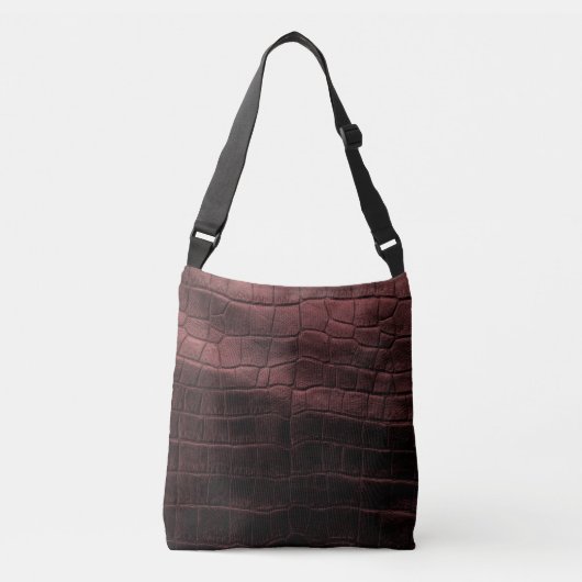 Elegant modern leder crossbody tas (Voorkant)