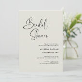 Elegant & modern Licht Sage groen Vrijgezellenfees Kaart (Staand voorkant)