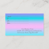 Elegant modern Lijst, Gold Confetti Holographic Kortingskaartje (Achterkant)