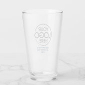 Elegant Modern Logo Medewerker/bedrijf SWAG Blue Glas (Achterkant)