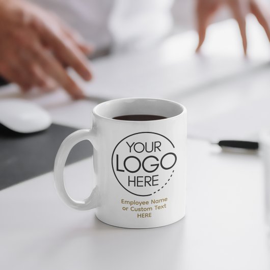 Elegant Modern Logo Medewerker/bedrijf SWAG Gold Koffiemok