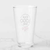 Elegant Modern Logo Medewerker/bedrijf SWAG Red Glas (Achterkant)