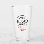 Elegant Modern Logo Medewerker/bedrijf SWAG Red Glas (Voorkant)