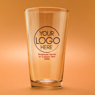 Elegant Modern Logo Medewerker/bedrijf SWAG Red Glas