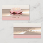 Elegant Modern Lotus Luxury Professional Visitekaartje (Voorkant / Achterkant)