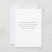 Elegant Modern Love and Bedankt Gold Photo Wedding (Achterkant)