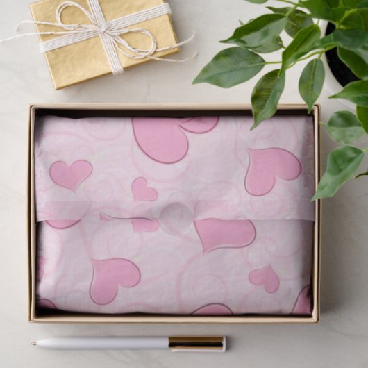  Elegant modern Love Tissue Paper Tissuepapier (Geschenk)