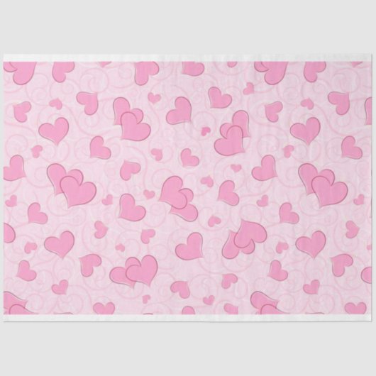 Elegant modern Love Tissue Paper Tissuepapier (Voorkant)