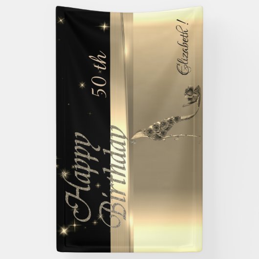 Elegant modern, luchtig, dikke dief spandoek (Verticaal)