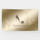 Elegant modern, luchtig, dikke dief spandoek (Horizontaal)