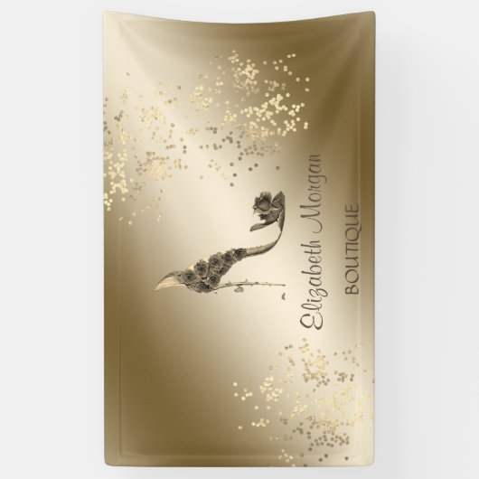 Elegant modern, luchtig, dikke dief spandoek (Verticaal)