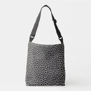 Elegant modern luxe wit luipaard Collectie Crossbody Tas