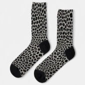 Elegant modern luxe wit luipaard Collectie Sokken (Links)