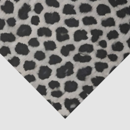 Elegant modern luxe wit luipaard Collectie Tissuepapier (Detail)