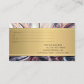 Elegant Modern Luxury Gold Confetti Abstract Kortingskaartje (Achterkant)
