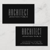 Elegant Modern Luxury Plain Architecture Visitekaartje (Voorkant / Achterkant)