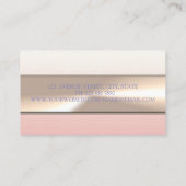 Elegant Modern Luxury Professional Franse Macarons Visitekaartje (Achterkant)