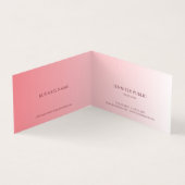 Elegant modern maak je eigen sjabloon visitekaartje (Binnen)