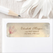 Elegant Modern Magnolia Adres Etiket (Insitu)