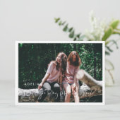 Elegant & modern Maid of Honor voorstel kaart (Staand voorkant)