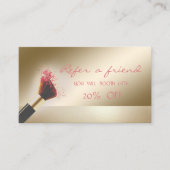 Elegant Modern, Makeup Brush Reference Kaart (Voorkant)