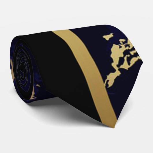 Elegant modern marmer Business Professional Stropdas (Opgerold)