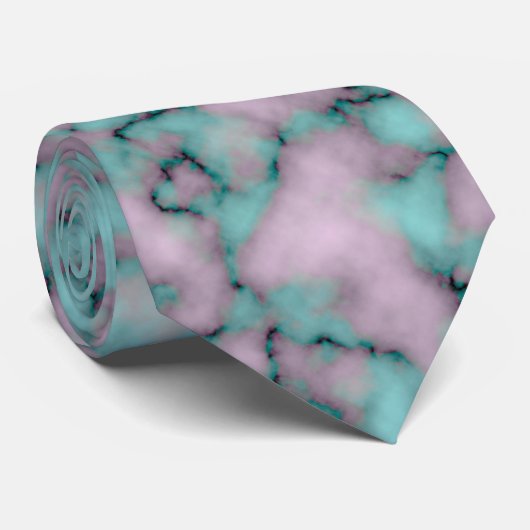 Elegant modern marmer Business Professional Stropdas (Opgerold)
