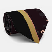 Elegant modern marmer Business Professional Stropdas (Opgerold)