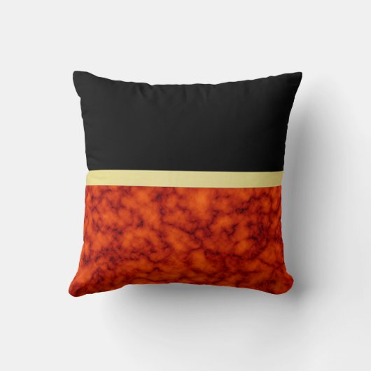 Elegant modern marmer Gold Kussen (Achterkant)