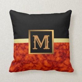 Elegant modern marmer Gold Kussen