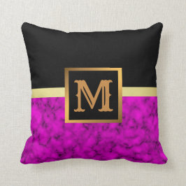 Elegant modern marmer Gold Kussen