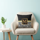 Elegant modern marmer Gold Kussen (Stoel)