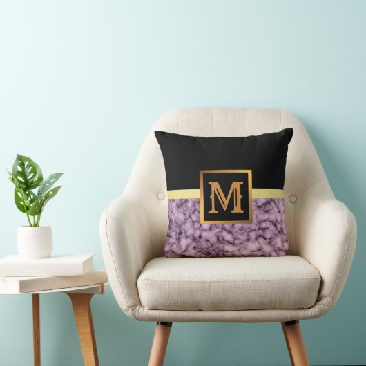 Elegant modern marmer Gold Kussen (Stoel)