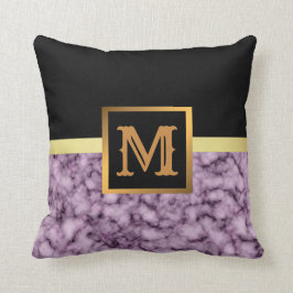 Elegant modern marmer Gold Kussen