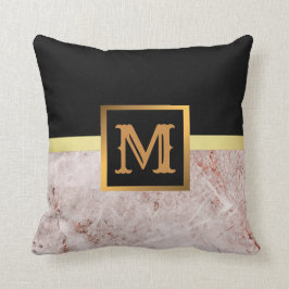 Elegant modern marmer Gold Kussen