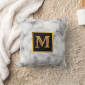 Elegant modern marmer Gold Kussen (Deken)